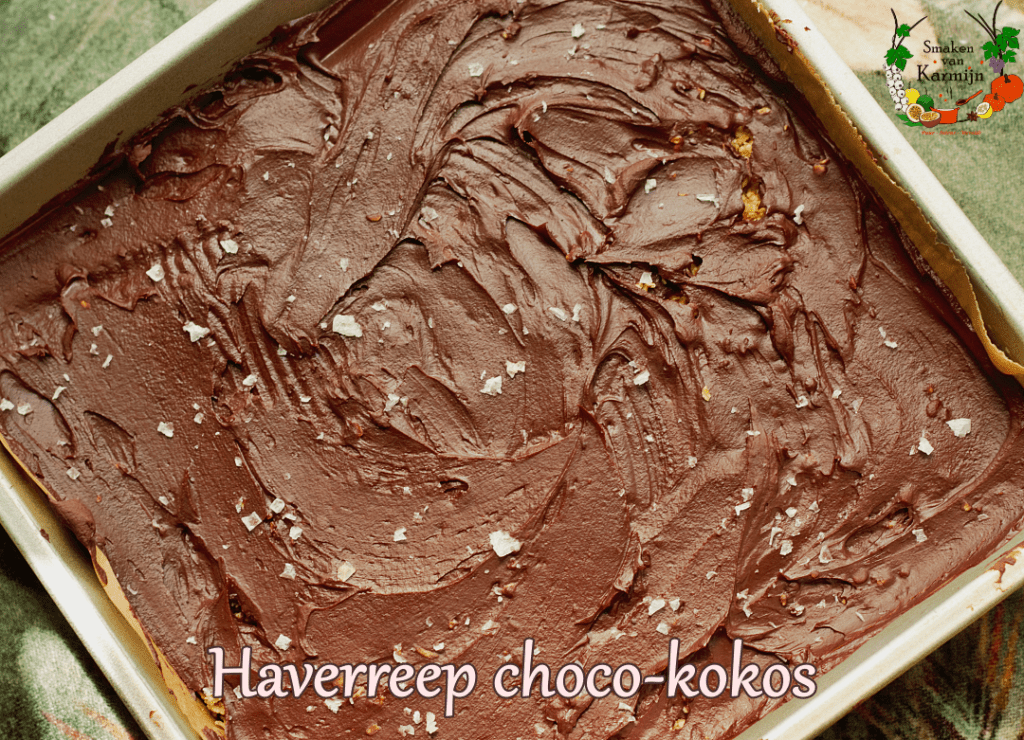 Haverrepen met kokos en chocolade